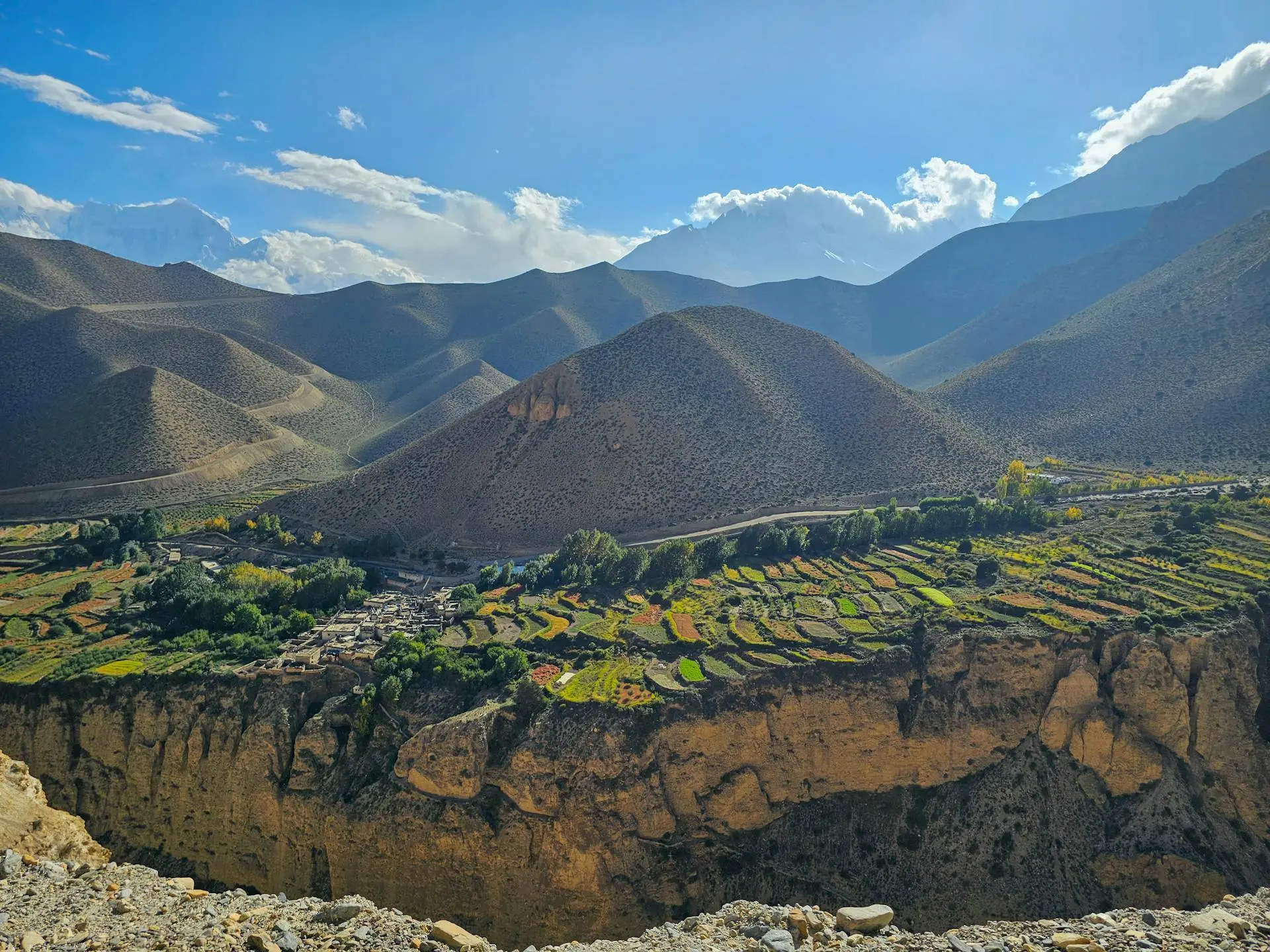 Majestic-Mustang Valley-Landscape-in-Nepal