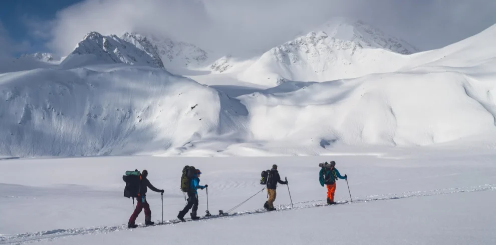 horizontal-shot-group-people-hiking