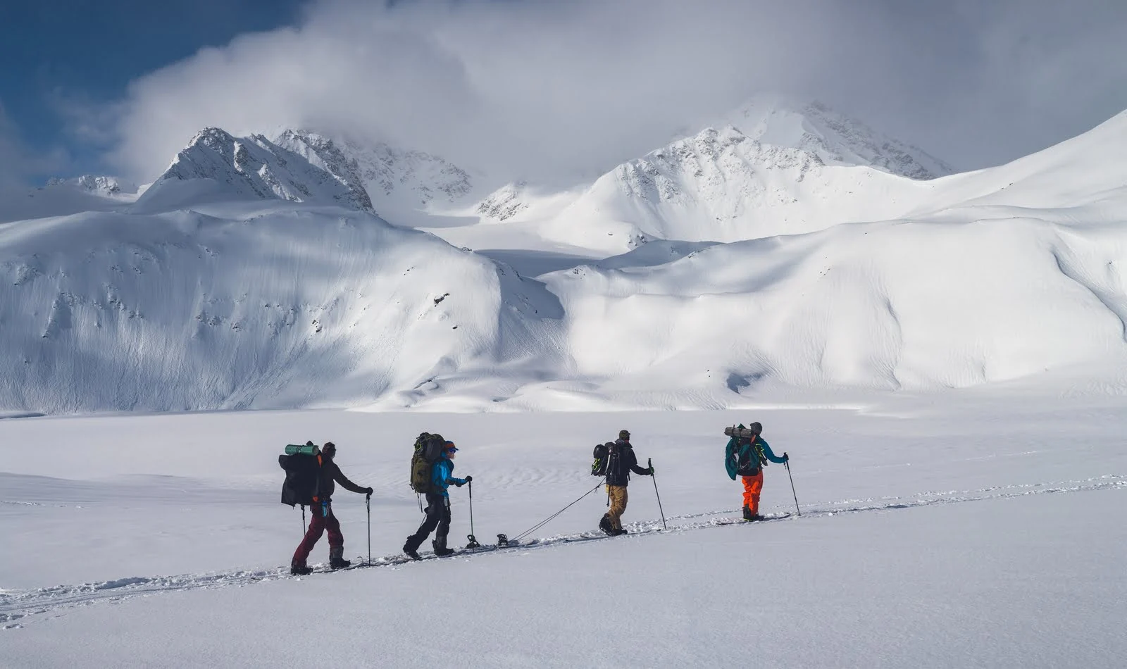 horizontal-shot-group-people-hiking